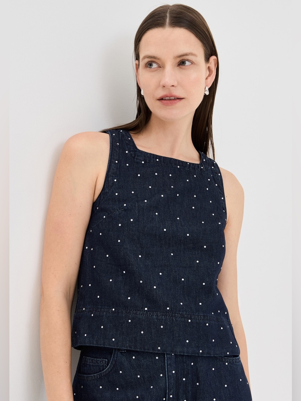 Aligne Meg Diamanté Top